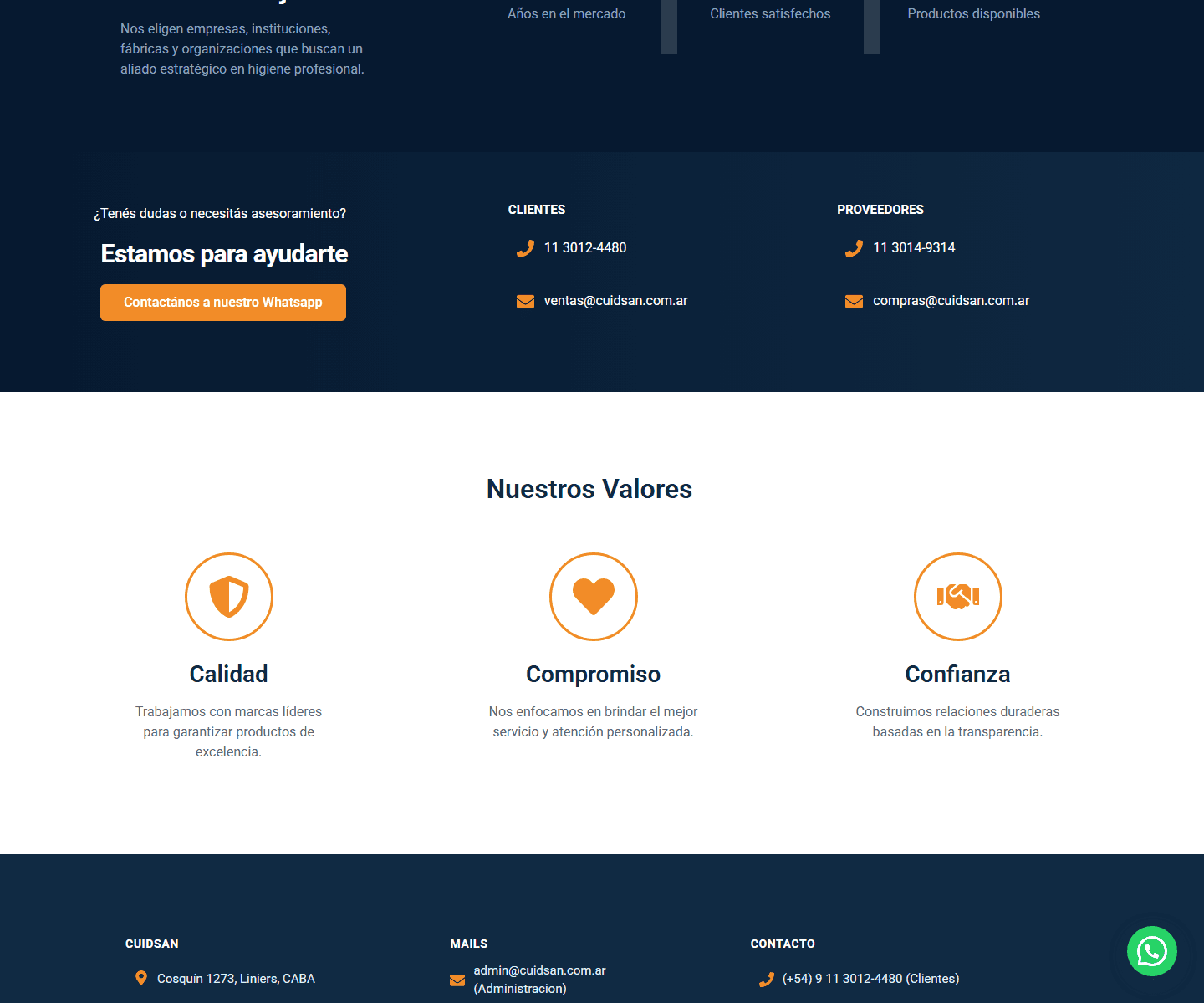 Catalogo de marcas de Cuidsan